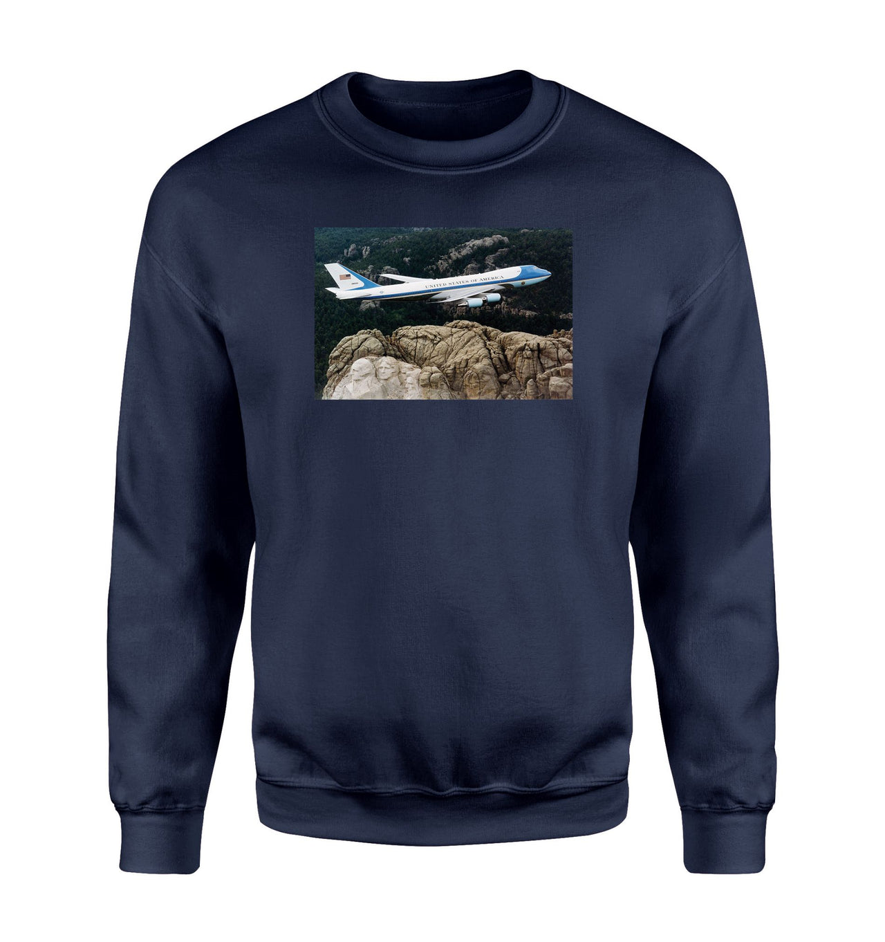 Cruising United States Of America Boeing 747 Designed Sweatshirts