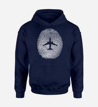 Thumbnail for Aviation Finger Print Designed Hoodies