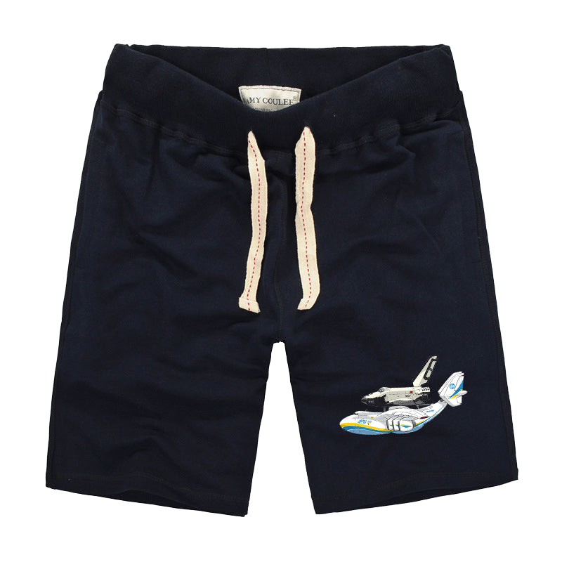 Antonov An-225 & Buran Designed Cotton Shorts