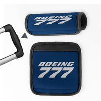 Thumbnail for Boeing 777 & Text Designed Neoprene Luggage Handle Covers