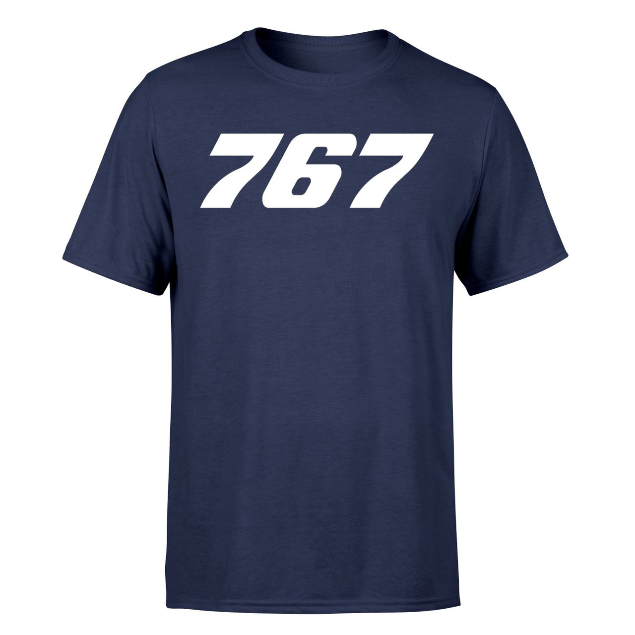 767 Flat Text Designed T-Shirts
