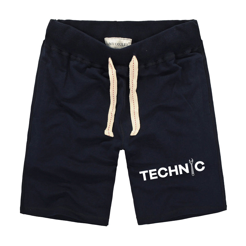 Technic Designed Cotton Shorts