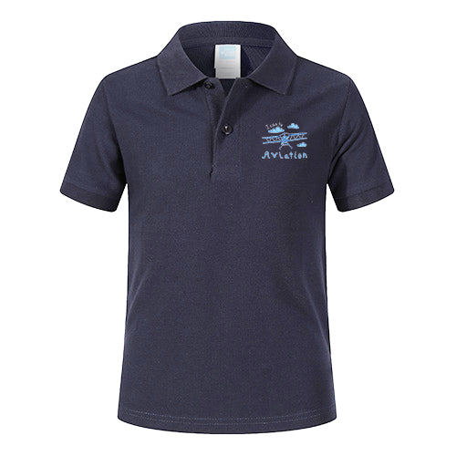 I Can Fly & Aviation Designed Children Polo T-Shirts