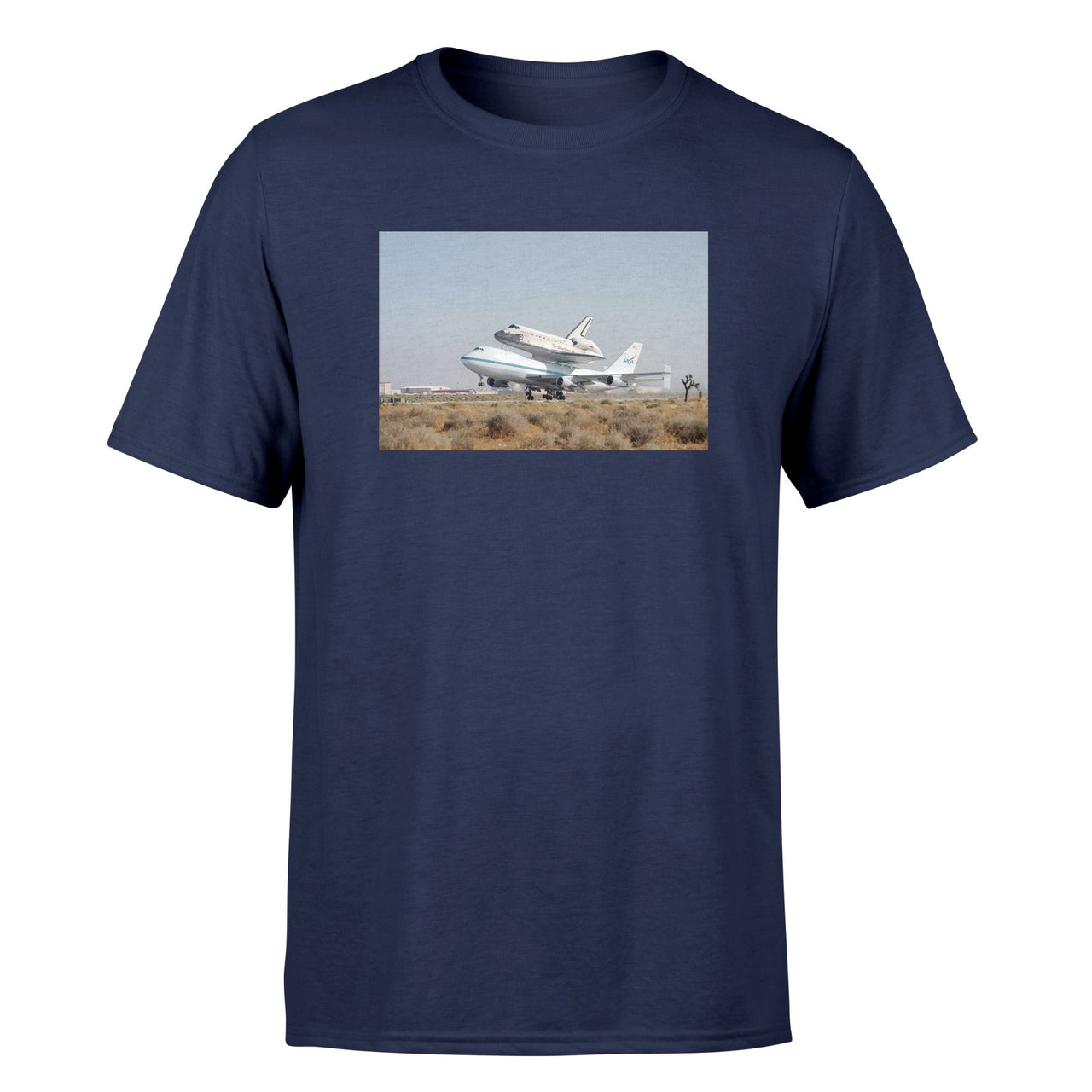 Boeing 747 Carrying Nasa's Space Shuttle Designed T-Shirts