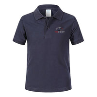 Thumbnail for Boeing 747 Queen of the Skies Designed Children Polo T-Shirts