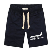 Thumbnail for The Airbus A380 Designed Cotton Shorts