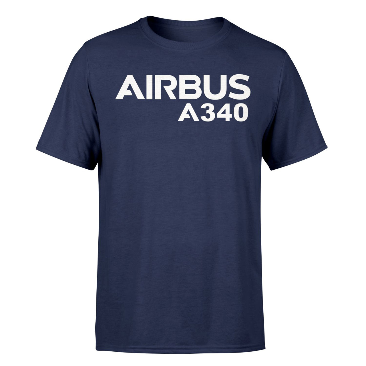Airbus A340 & Text Designed T-Shirts