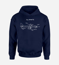 Thumbnail for How Planes Fly Designed Hoodies