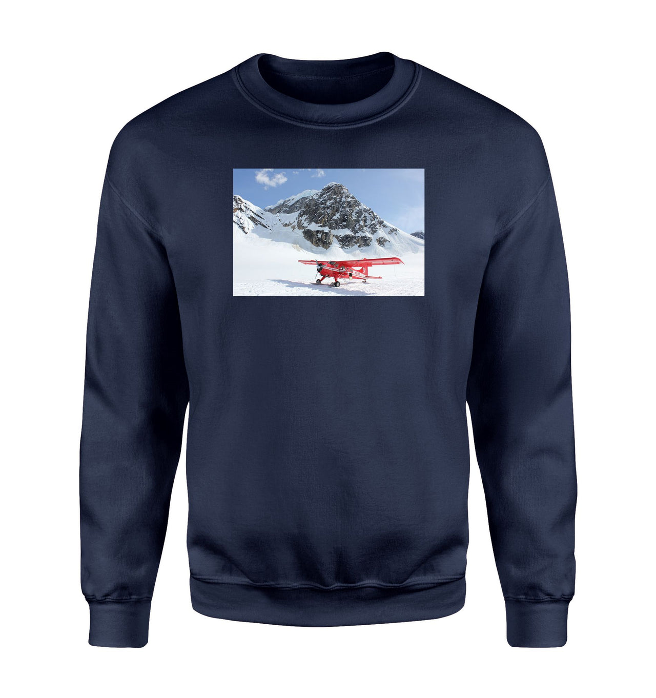Amazing Snow Airplane Designed Sweatshirts