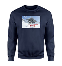Thumbnail for Amazing Snow Airplane Designed Sweatshirts