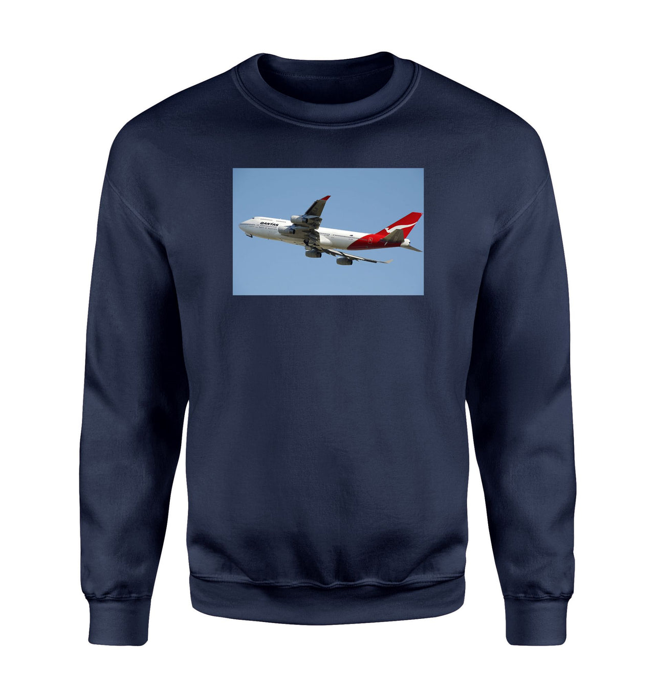 Departing Qantas Boeing 747 Designed Sweatshirts