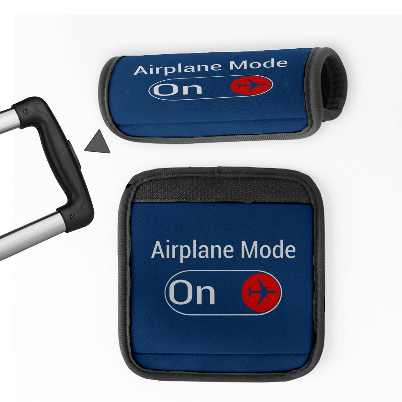 Airplane Mode On Designed Neoprene Luggage Handle Covers