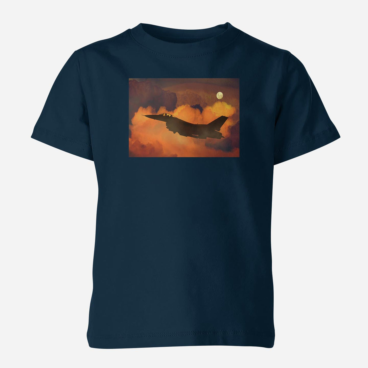Departing Fighter Jet 16 Designed Children T-Shirts