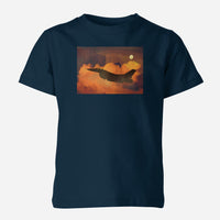 Thumbnail for Departing Fighter Jet 16 Designed Children T-Shirts