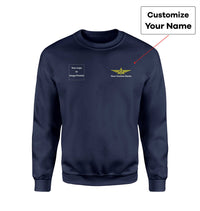 Thumbnail for Side Your Custom Logos & Name (Badge 3) Designed Sweatshirts