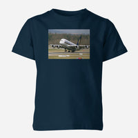 Thumbnail for Departing Singapore Airlines A380 Designed Children T-Shirts
