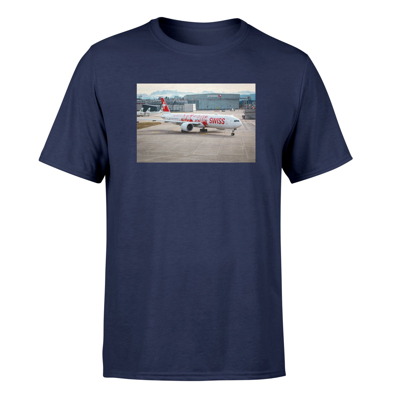 Boeing 777 Swiss Foto Designed T-Shirts
