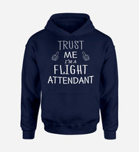 Thumbnail for Trust Me I'm a Flight Attendant Designed Hoodies