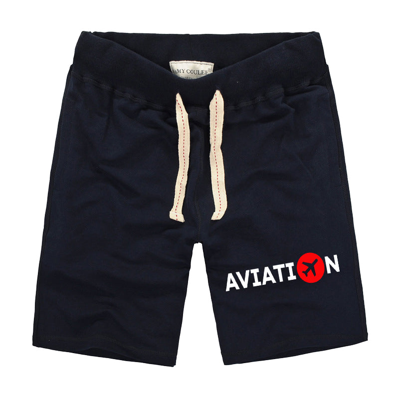 Aviation Designed Cotton Shorts