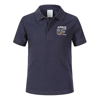 Thumbnail for Airbus A320 & CFM56 Engine Designed Children Polo T-Shirts