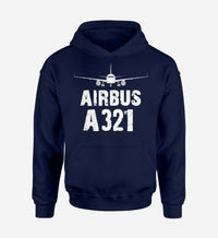 Thumbnail for Airbus A321 & Plane Designed Hoodies