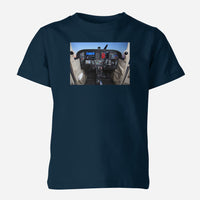 Thumbnail for Cessna 172 Cockpit Designed Children T-Shirts
