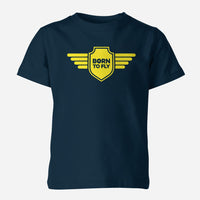 Thumbnail for Born To Fly & Badge Designed Children T-Shirts