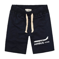 Thumbnail for The Airbus A340 Designed Cotton Shorts