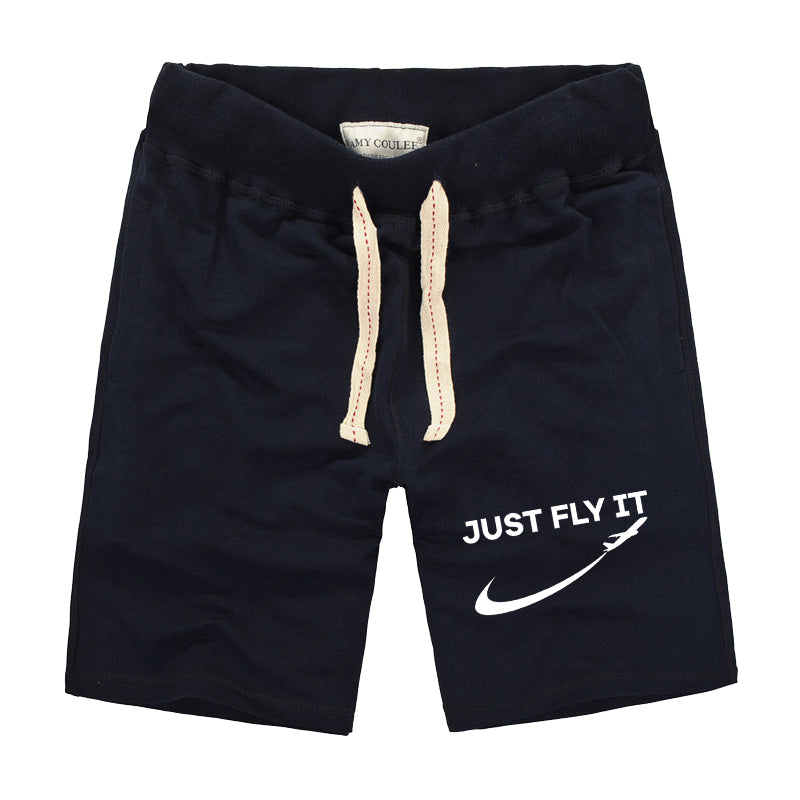 Just Fly It 2 Designed Cotton Shorts
