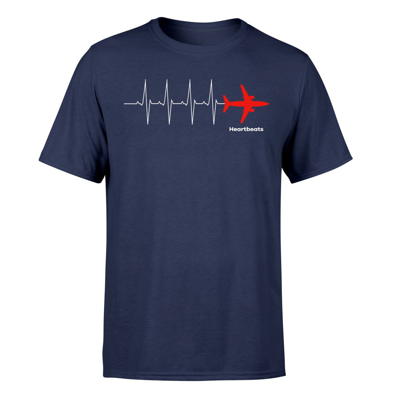 Aviation Heartbeats Designed T-Shirts