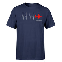 Thumbnail for Aviation Heartbeats Designed T-Shirts