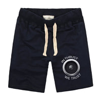 Thumbnail for In Thrust We Trust Designed Cotton Shorts