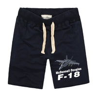 Thumbnail for The McDonnell Douglas F18 Designed Cotton Shorts