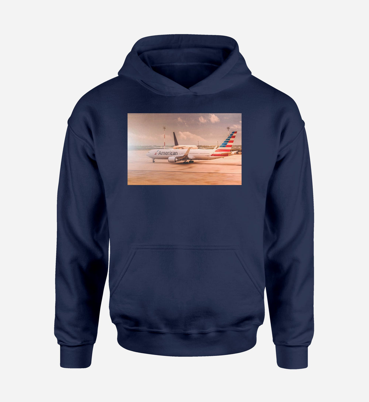 American Airlines Boeing 767 Designed Hoodies