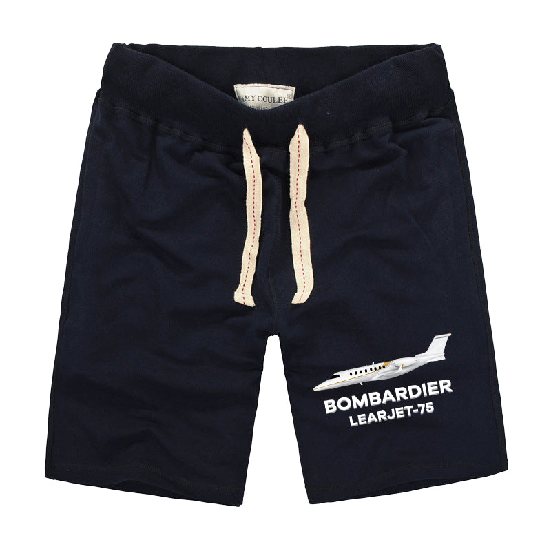 The Bombardier Learjet 75 Designed Cotton Shorts