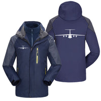Thumbnail for Ilyushin IL-76 Silhouette Designed Thick Skiing Jackets