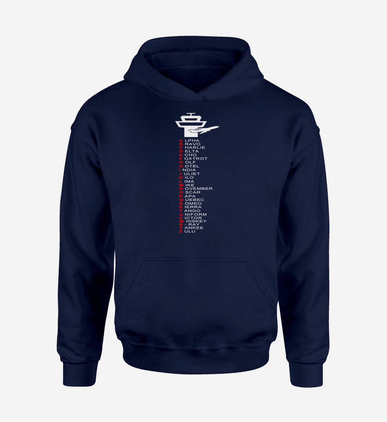 Aviation Alphabet Designed Hoodies