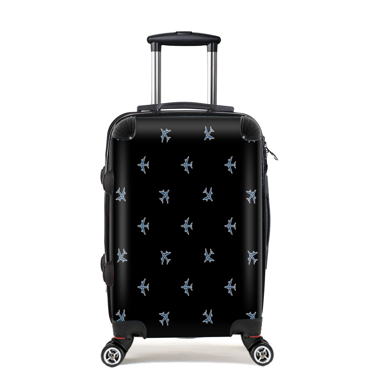 Nice Airplanes (Black) Designed Cabin Size Luggages