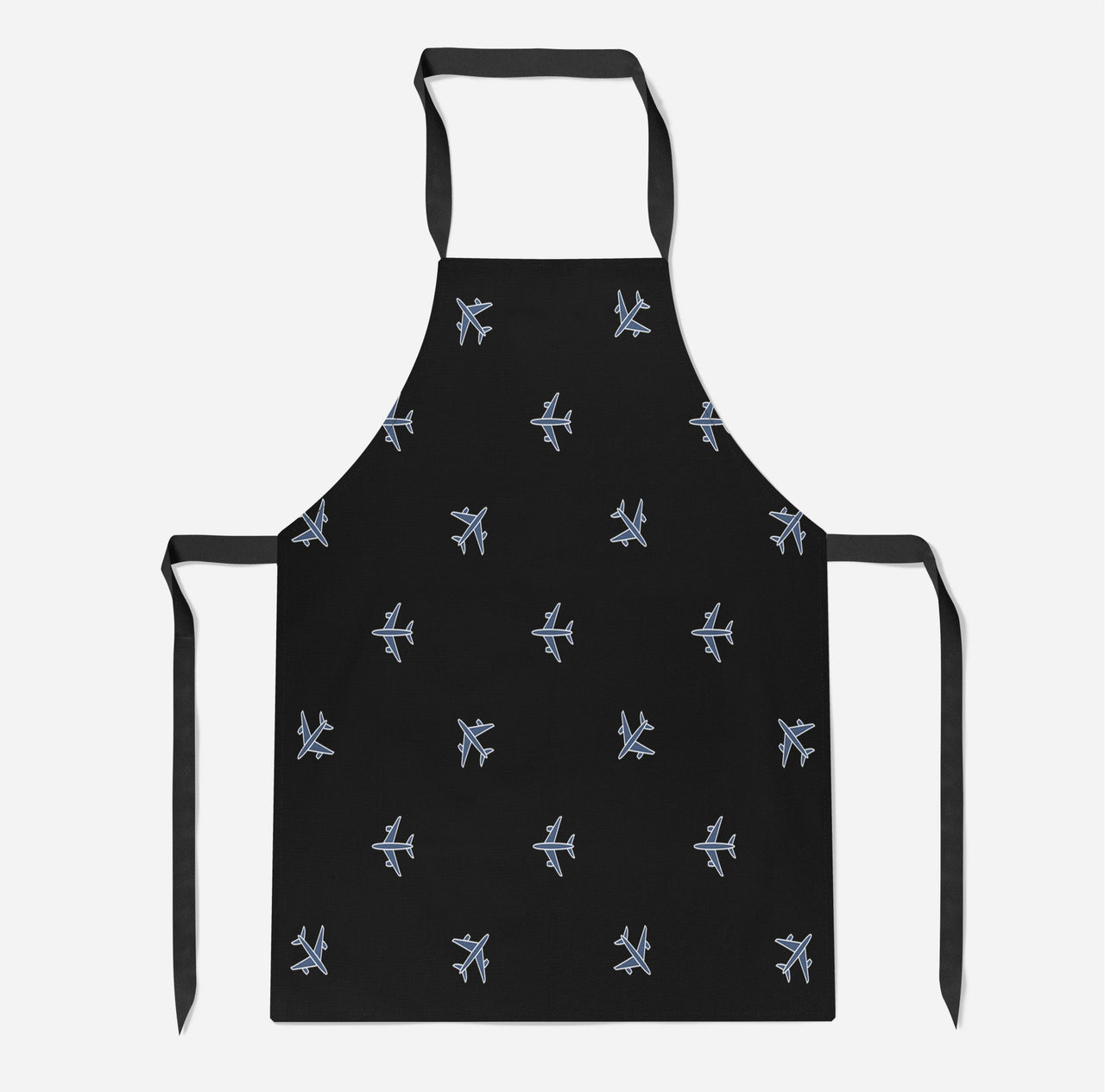Nice Airplanes (Black) Designed Kitchen Aprons