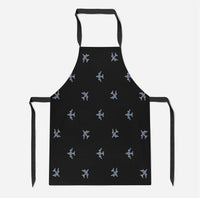 Thumbnail for Nice Airplanes (Black) Designed Kitchen Aprons