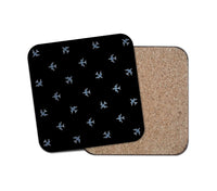Thumbnail for Nice Airplanes (Black) Designed Coasters