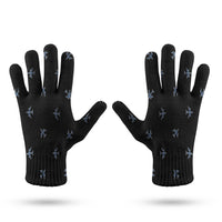 Thumbnail for Nice Airplanes (Black) Designed Gloves
