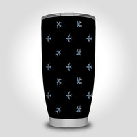 Thumbnail for Nice Airplanes (Black) Designed Tumbler Travel Mugs