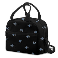 Thumbnail for Nice Airplanes (Black) Designed Lunch Bags