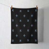 Thumbnail for Nice Airplanes (Black) Designed Towels