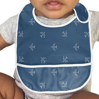 Thumbnail for Nice Airplanes (Blue) Designed Baby Bib