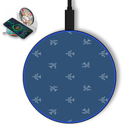 Thumbnail for Nice Airplanes (Blue) Designed Wireless Chargers