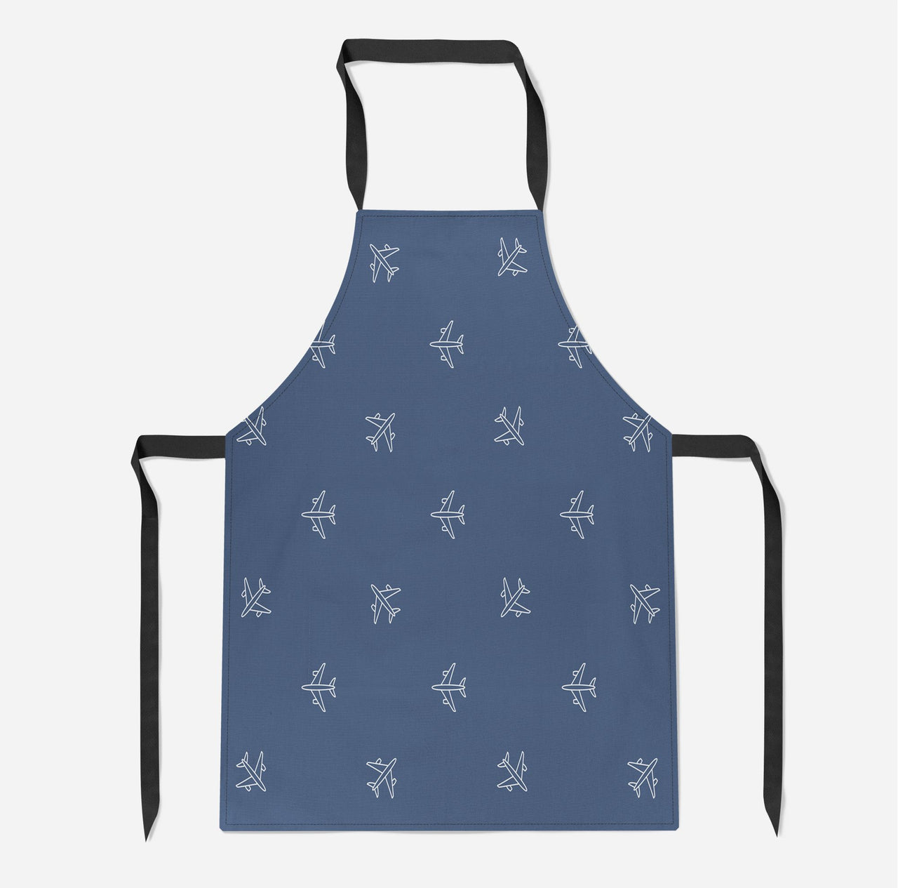 Nice Airplanes (Blue) Designed Kitchen Aprons