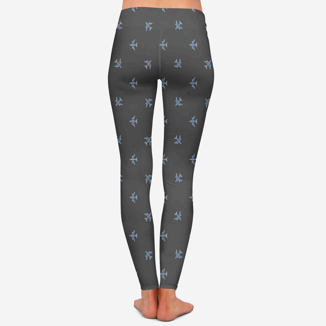 Nice Airplanes (Gray) Designed Women Leggins