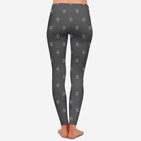 Thumbnail for Nice Airplanes (Gray) Designed Women Leggins